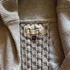 Flag & Anthem Men's Tan Cardigan Sweater